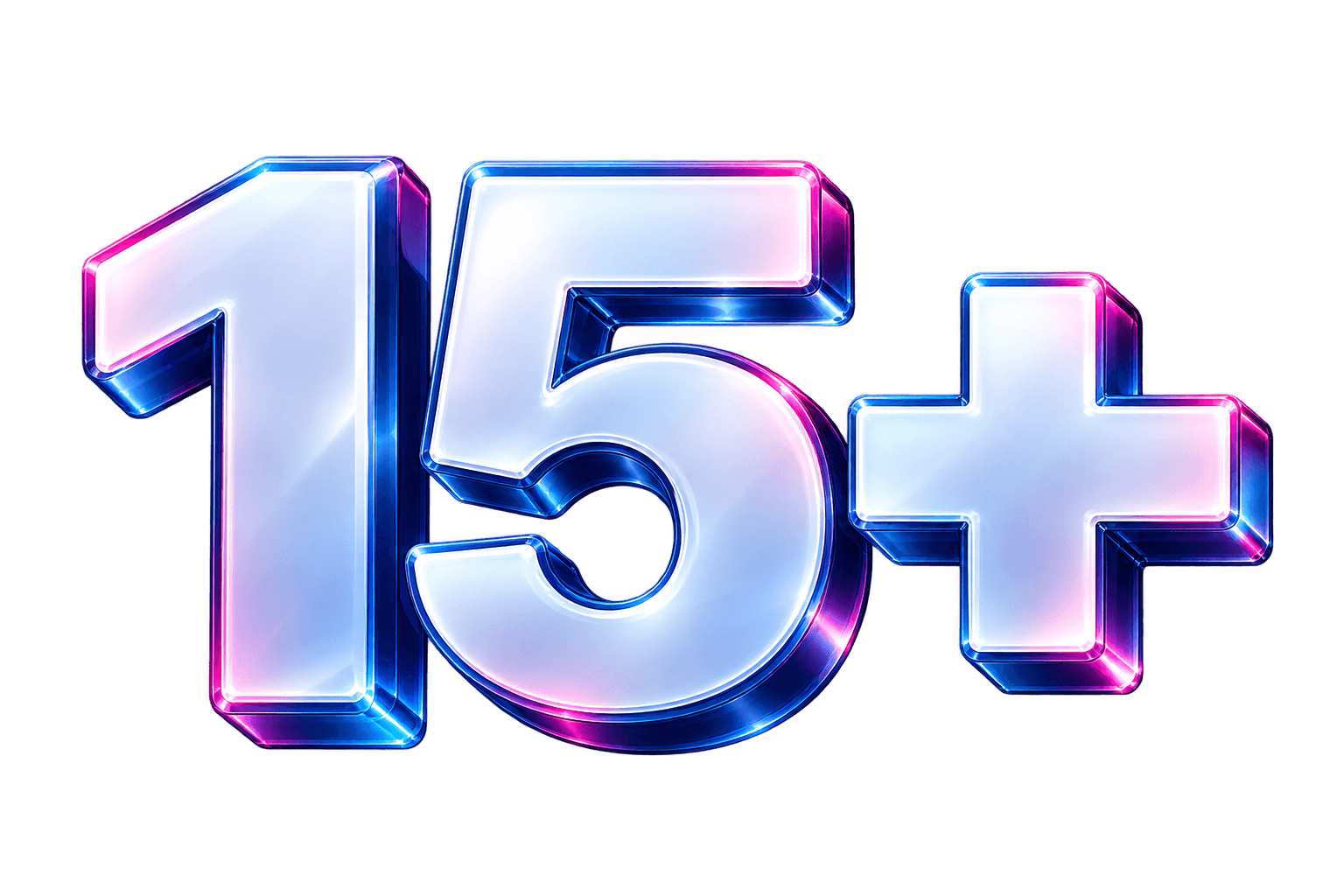 15+